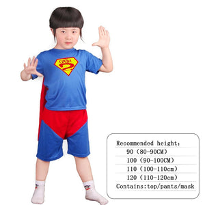 Halloween cosplay costume Set Spider mask Suit Party Costume Kids Long Sleeve spider Red man Performance Apparel Children's baby