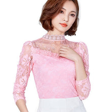 Load image into Gallery viewer, Fashionable O-Neck Leisure Lace top