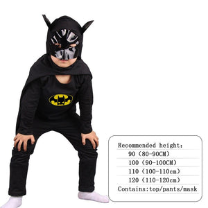 Halloween cosplay costume Set Spider mask Suit Party Costume Kids Long Sleeve spider Red man Performance Apparel Children's baby